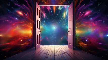 Poster - Cosmic Doorway: A Portal to Another Dimension