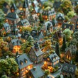 Night in a Miniature Village