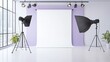© BirD - Professional photography studio setup with lighting equipment and large backdrop for creative shoots.