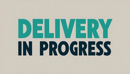 Delivery In Progress Status Update Notification