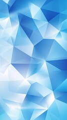 Wall Mural - A vibrant abstract background featuring shades of blue with a geometric pattern of triangles, creating a modern and energetic feel.
