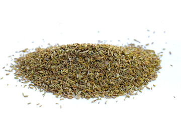 Dried fennel seeds, dried herb