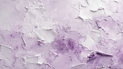 Poster - Textured pastel lilac background with soft light creating a calming atmosphere in a serene space