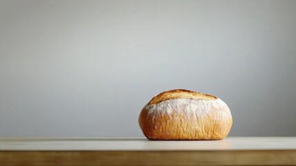 Poster - Bread on Wooden Table