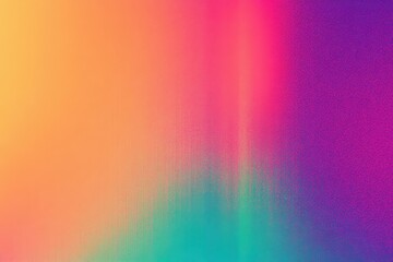 Wall Mural - a vibrant gradient blending shades of orange, pink, and teal, creating a mesmerizing abstract backgr