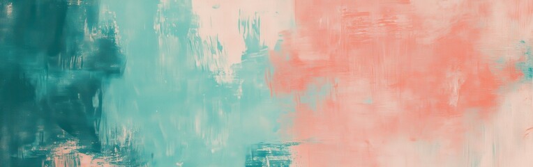 Aufkleber - Colorful abstract background featuring faint pencil strokes and torn teal elements in a gentle artistic setting
