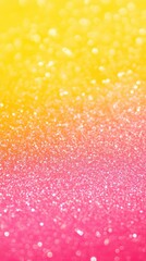 Aufkleber - Playful gradient background blending yellow, pink, and orange with sparkling effects creating a vibrant visual experience