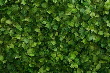 Poster - Aerial view captures the flourishing tree canopy illuminated by sunlight, revealing intricate patterns of light and shadow amid the abundant greenery