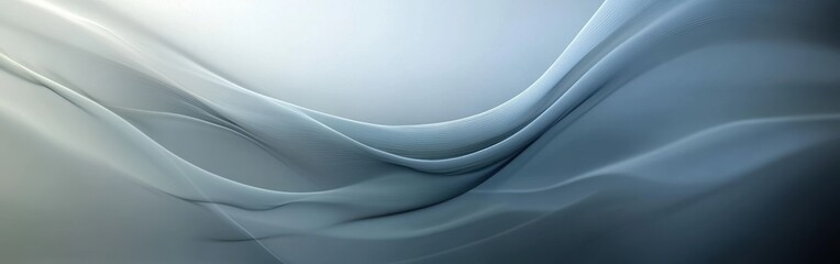 Aufkleber - Elegant icy gradient textured background with smooth waves and soft hues enhancing a serene atmosphere