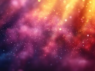 Fototapete - Dreamy Abstract Background with Soft Pastel Colors and Bokeh Effect