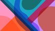 © garis lurus - ABSTRACT BACKGROUND  WITH GEOMETRIC SHAPES FLAT COLOR DESIGN VECTOR TEMPLATE FOR WALLPAPER, COVER DESIGN
