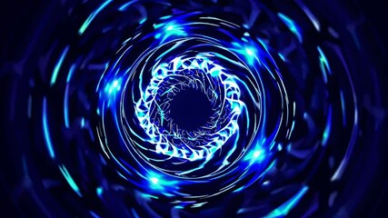 Aufkleber - Mesmerizing blue water swirl effects create a captivating visual experience
