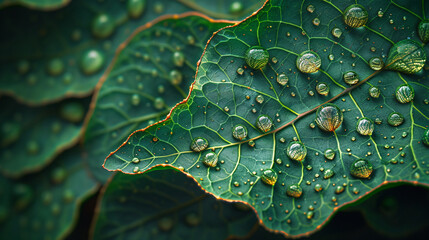 Wall Mural - Detailed view of a rare Alocasia with its textured leaf surface