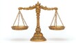 © daniel - Ornate golden scales of justice symbolizing fairness and balance in legal matters