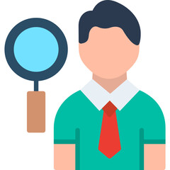 Wall Mural - Job Search Icon