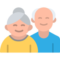 Wall Mural - Old People Icon