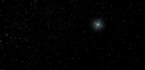 Wall Mural - Bright starry sky for a background