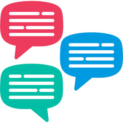 Sticker - Speech bubble Icon