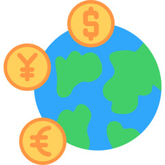 Wall Mural - Currency Icon