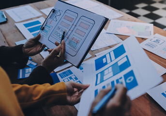 ux ui and programming development technology.