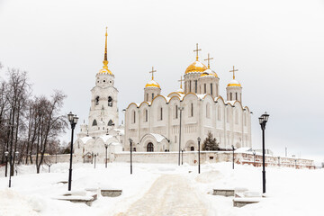 Wall Mural - Uspensky cathedral (or Assumption cathedral). Vladimir city, Vladimir region, Russia