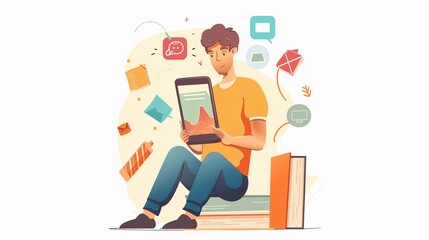 Innovative Mobile Application Online Learning with Digital Technologies