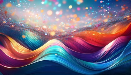 Wall Mural - abstract colorful background