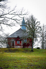 Wall Mural - church in the woods