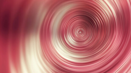 Wall Mural - swirling pink and beige concentric circles creating a vortex effect