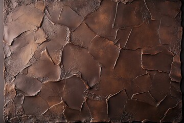 Sticker - A brown Venetian plaster wall serves as the backdrop, highlighted by a spotlight.