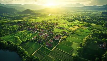 Aufkleber - Smart agriculture concept, technologydriven farming solutions, precision farming with drones, sensors, and automated systems, highresolution, 8K quality