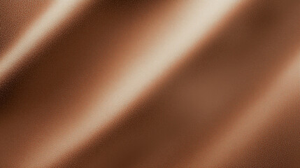 Poster - Luxurious, rich brown satin fabric with soft folds and gentle light reflections. Perfect for elegant design, fashion, and interior projects.