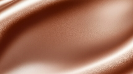 Poster - Luxurious, rich brown satin fabric with soft folds and gentle light reflections. Perfect for elegant design, fashion, and interior projects.