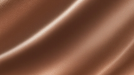 Poster - Luxurious, rich brown satin fabric with soft folds and gentle light reflections. Perfect for elegant design, fashion, and interior projects.