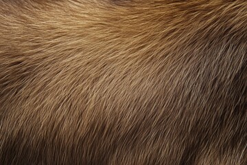 brown and beige animal fur texture. closeup of animal hair skin textured background showing detailed