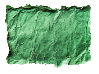 Wall Mural - crumpled green paper texture for creative projects