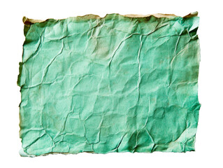Wall Mural - vintage wrinkled green paper texture