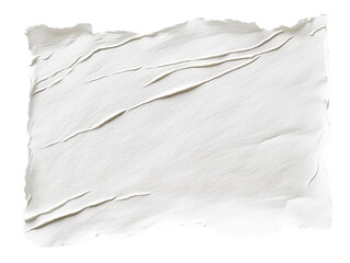Canvas Print - textured white paper with creases