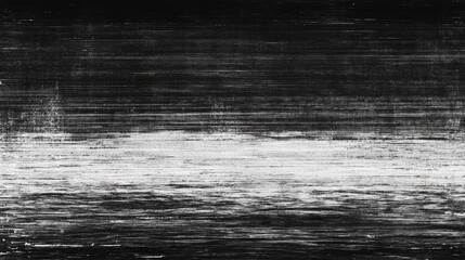 Abstract grayscale texture with horizontal lines and noise, resembling static or glitch effect.