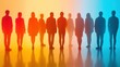 © StarzDream - Unity in Diversity: Silhouettes in Soft Colors