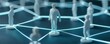 © Sasiwan - A digital network of human figures representing connections, collaboration, and interaction in a modern, technology-driven environment.