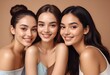 © ANMZAKARIA - Women's Portrait of Beauty and Diversity. Women of diverse and multiple ethnicities are represented in a single image.