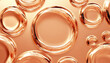 © Klarisan - Abstract 3D Render Copper Rings Background