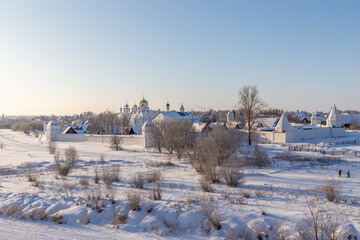 Wall Mural - Pokrovsky monastery (or Intercession monastery). Suzdal city, Vladimir region, Russia