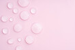 © ADDICTIVE STOCK - Soft pink background with droplets creates soothing texture
