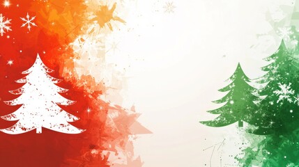Wall Mural - christmas abstract background. featuring soft greens, reds, and whites. highlighting holiday cheer, 