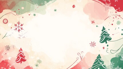 Wall Mural - christmas abstract background. featuring soft reds, greens, and golds. highlighting joy, warmth, and