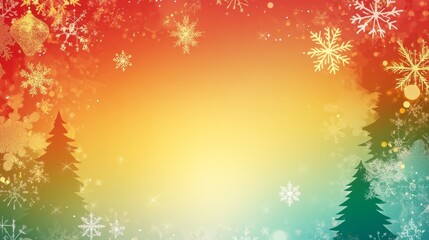 Wall Mural - christmas abstract background. featuring vibrant reds, greens, and golds. evoking celebration, joy, 