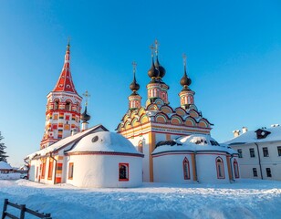 Wall Mural - Lazarevskaya church. Suzdal city, Vladimir region, Russia