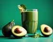 © Ilia - Avocado and Fresh Greens in a Herbal Smoothie.
